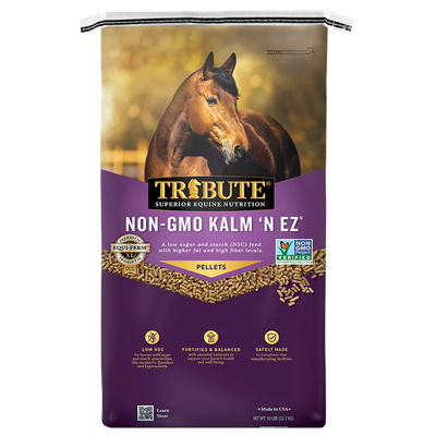 Kalmbach Kalm 'N EZ Non-GMO horse feed for sale in Mount Gilead, OH