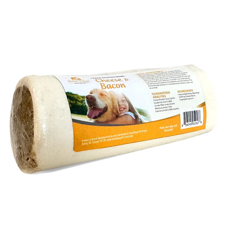 Home Range Cheese and Bacon Stuffed Bone dog chew for sale in Galion, OH.