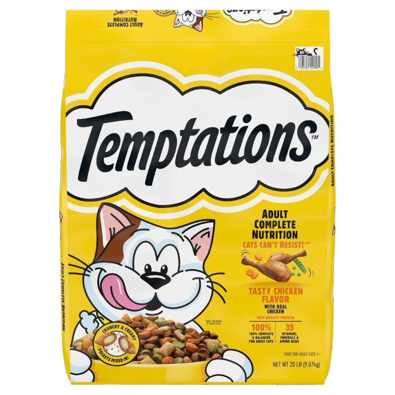 Temptations Tasty Chicken dry cat food 20 lb bag in Mount Gilead, OH