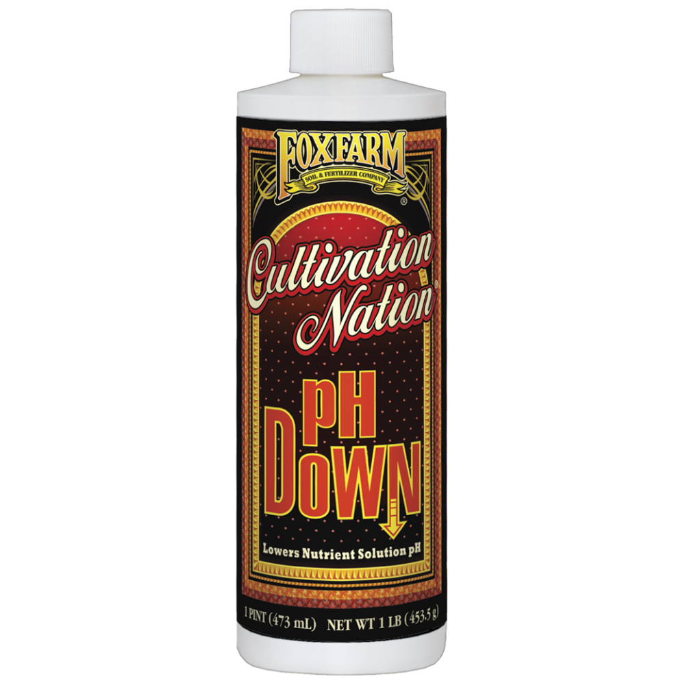 FoxFarm Cult Nation pH Down liquid concentrate for hydroponics in Galion, OH