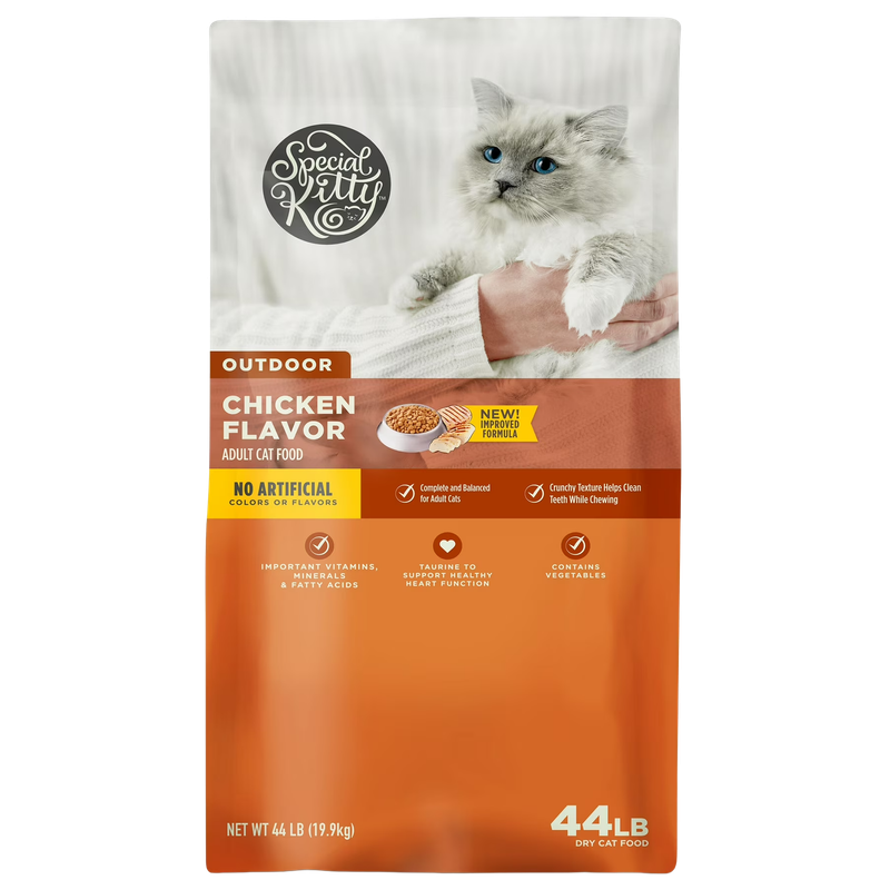 Special Kitty Outdoor Formula Dry Cat Food 44 lb bag available in Galion, OH.