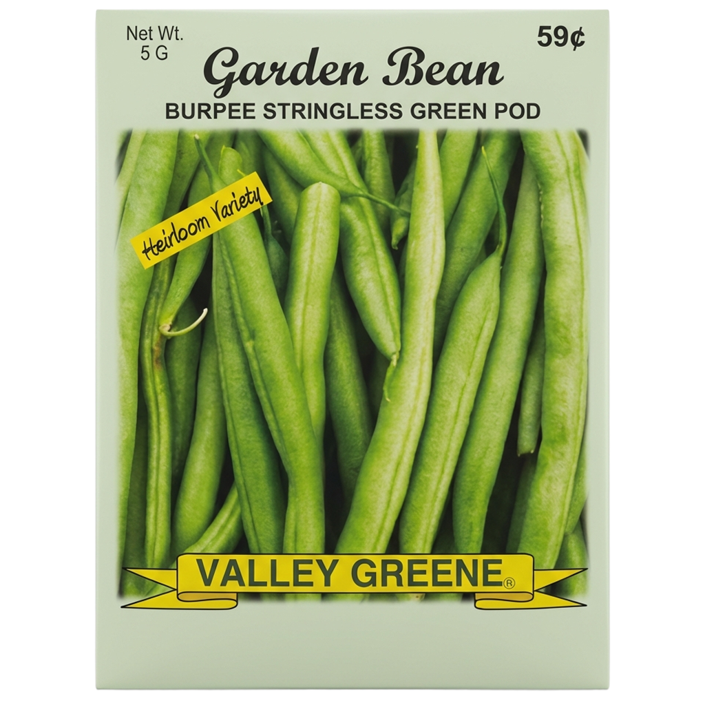 Burpee Stringless Green Pod garden bean seeds for home vegetable patches in Galion.
