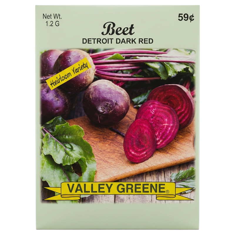 Beet Detroit Dark Red heirloom seeds for home vegetable gardens in Galion.