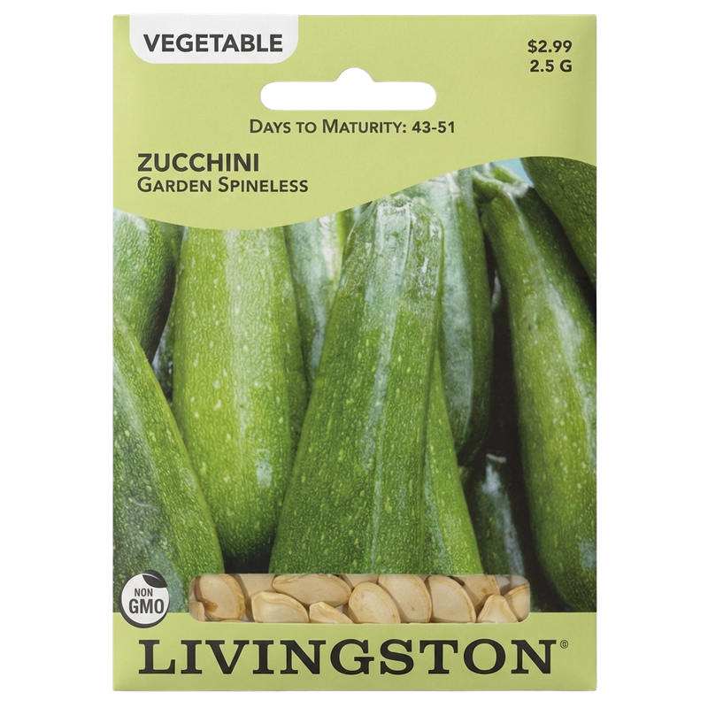 Zucchini Garden Spineless seeds in Galion for high-yield, non-GMO summer harvests.