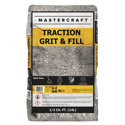 Traction Grit &amp; Fill 1/2 cu. ft. bag in Galion for emergency winter vehicle weight.