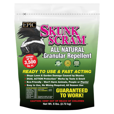 Skunk Scram Professional Grade repellent for homeowners in Ontario, OH