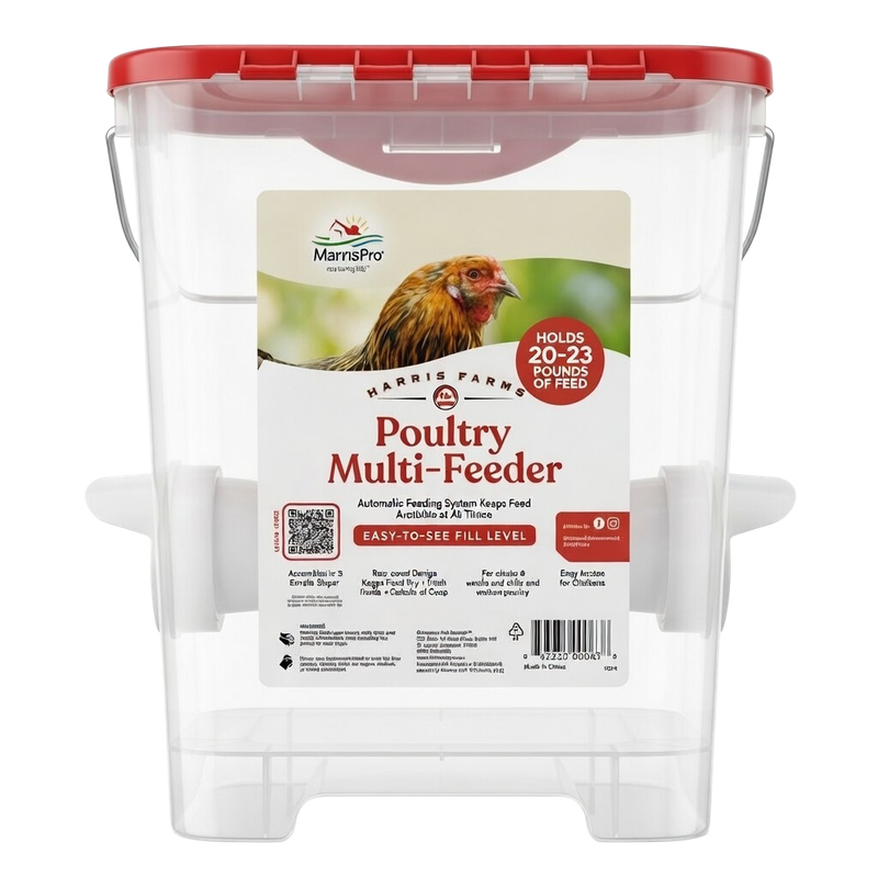Harris Farms Poultry Multi-Feeder for backyard flocks in Galion, OH