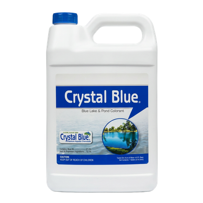 Crystal Blue Royal Blue Pond Dye for water clarity in Galion, OH