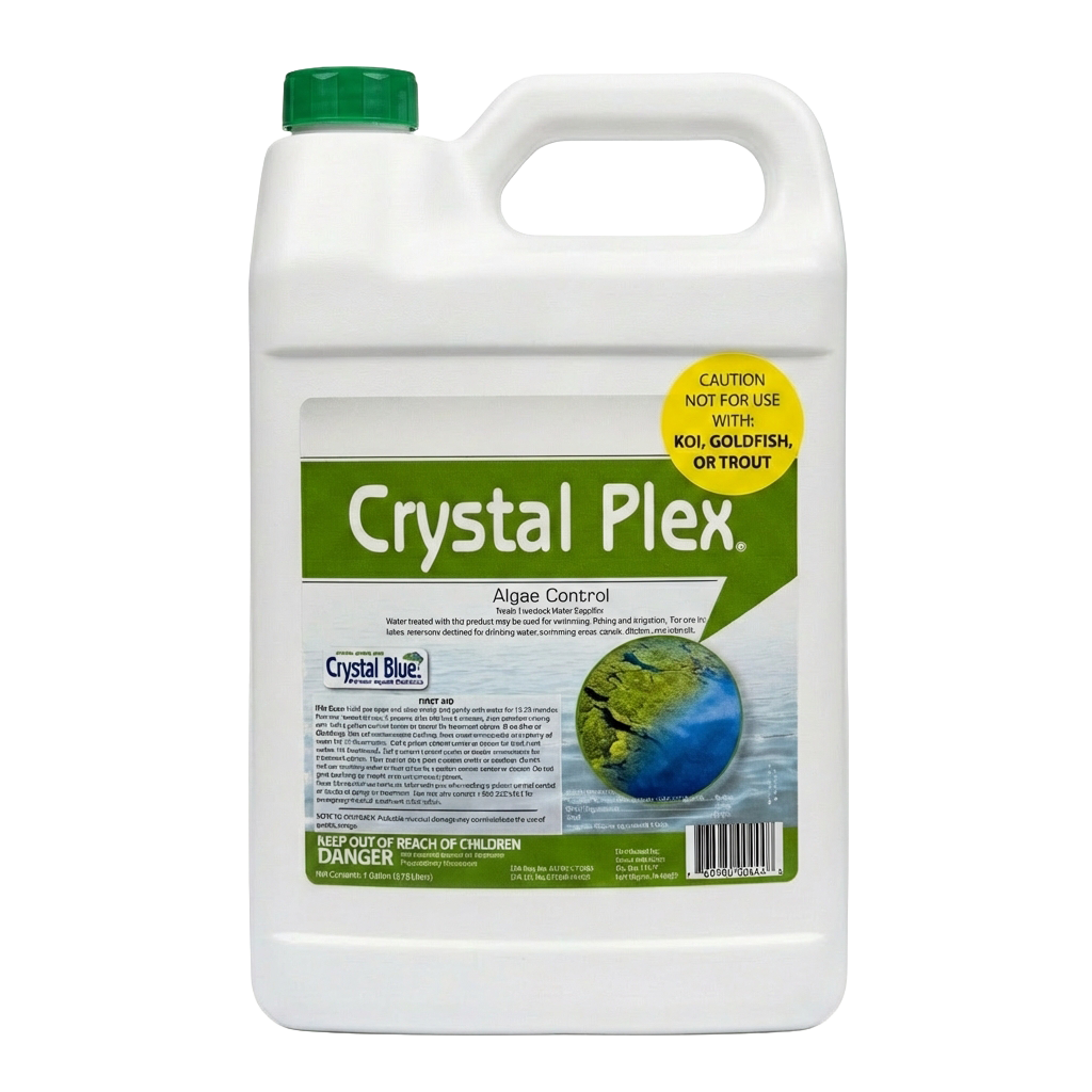 Crystal Plex liquid algaecide for pond maintenance in Galion, OH