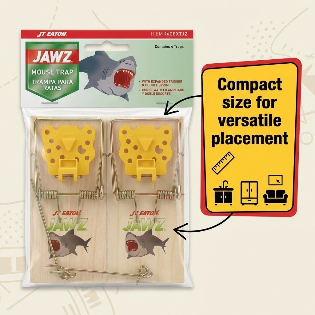 Wooden Mouse Snap Trap 4-Pack | Liberty Farm, Home & Garden