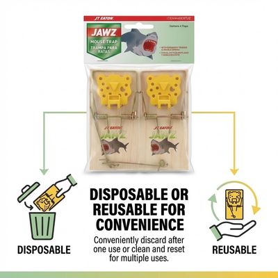 Wooden Mouse Snap Trap 4-Pack | Liberty Farm, Home & Garden