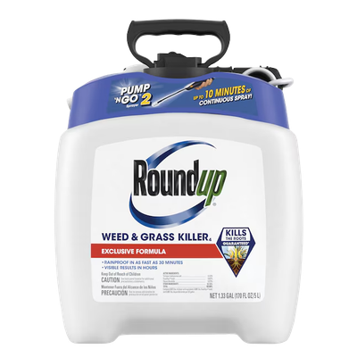 Roundup Weed and Grass Killer with Pump N Go 2 Sprayer 1.33 gallon available at Liberty Farm Home and Garden in Galion Ohio