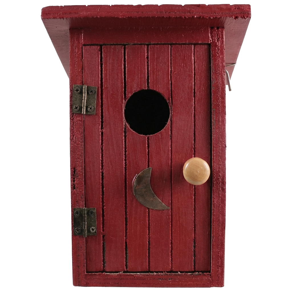 Red Birdie Loo Bird House available for pickup in Galion, OH.