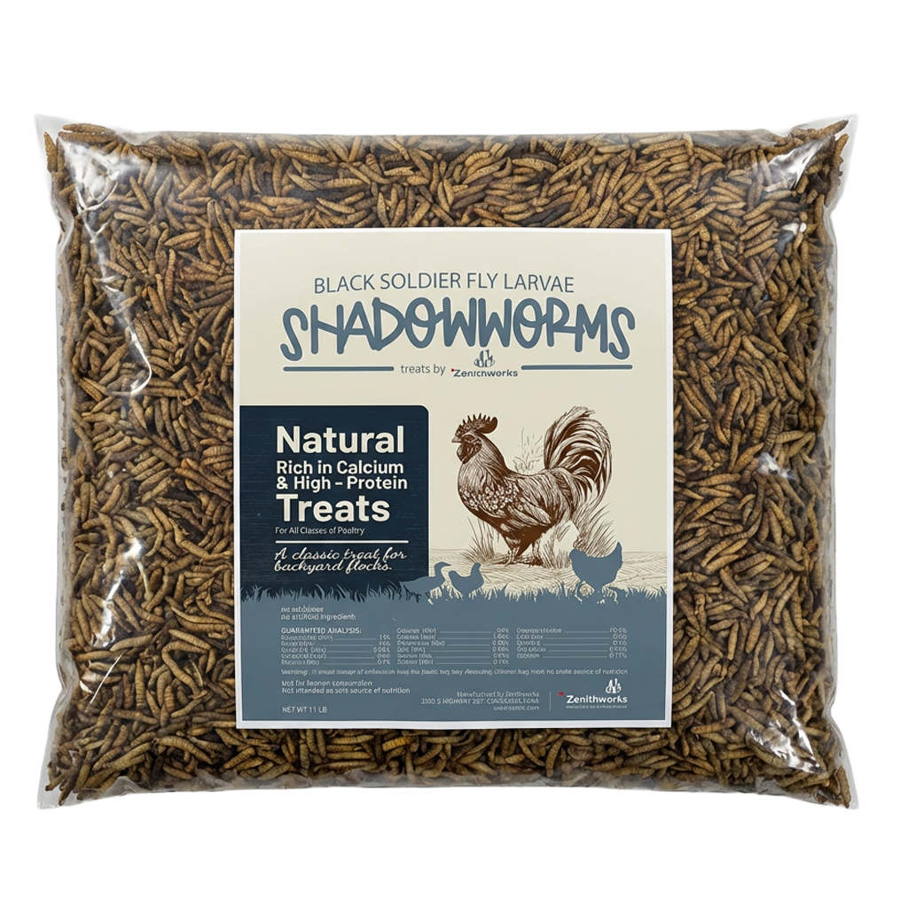 ZenithWorks 11 lb Black Soldier Fly Larvae available in New Galion, OH.