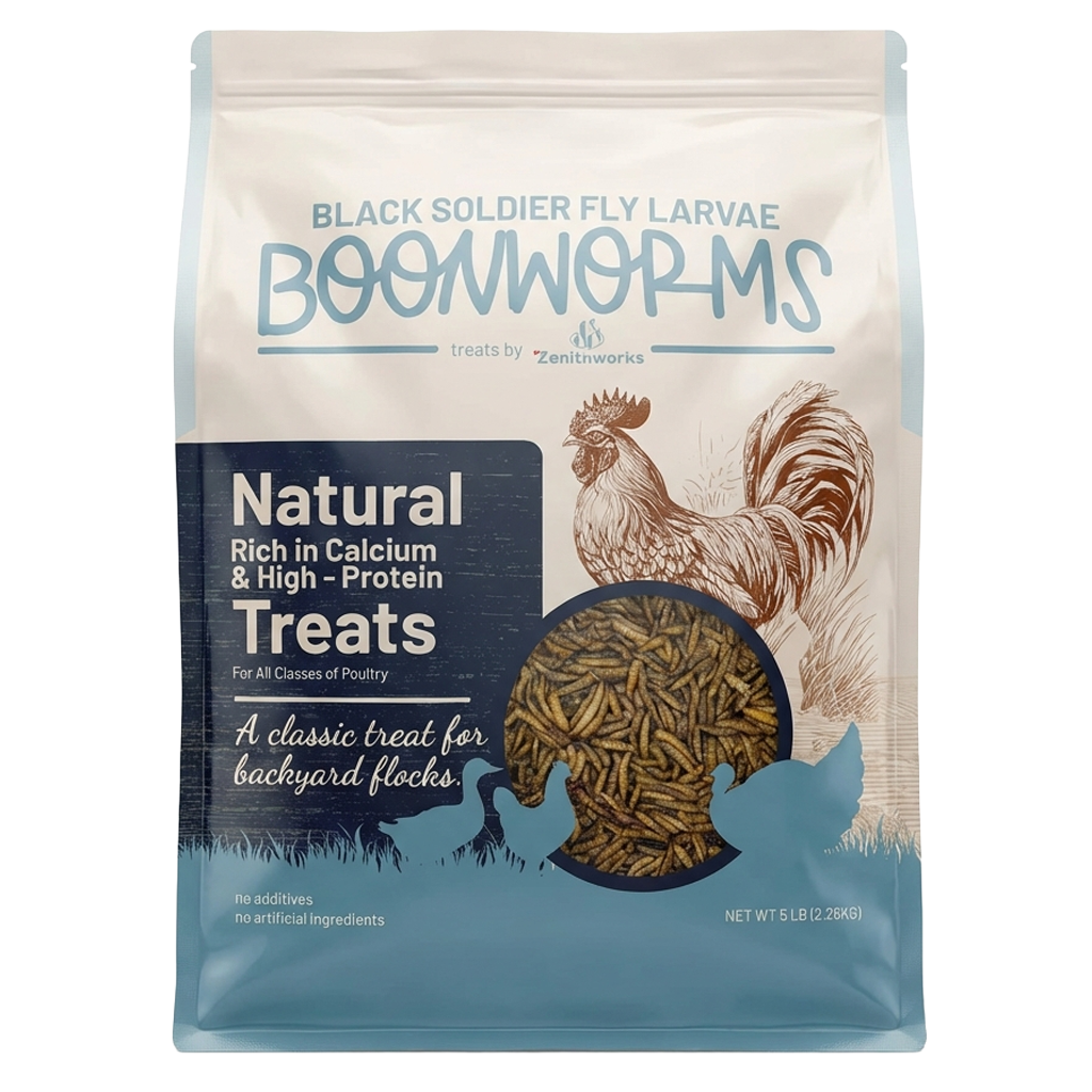 ZenithWorks 5 lb Black Soldier Fly Larvae available in Galion, OH.