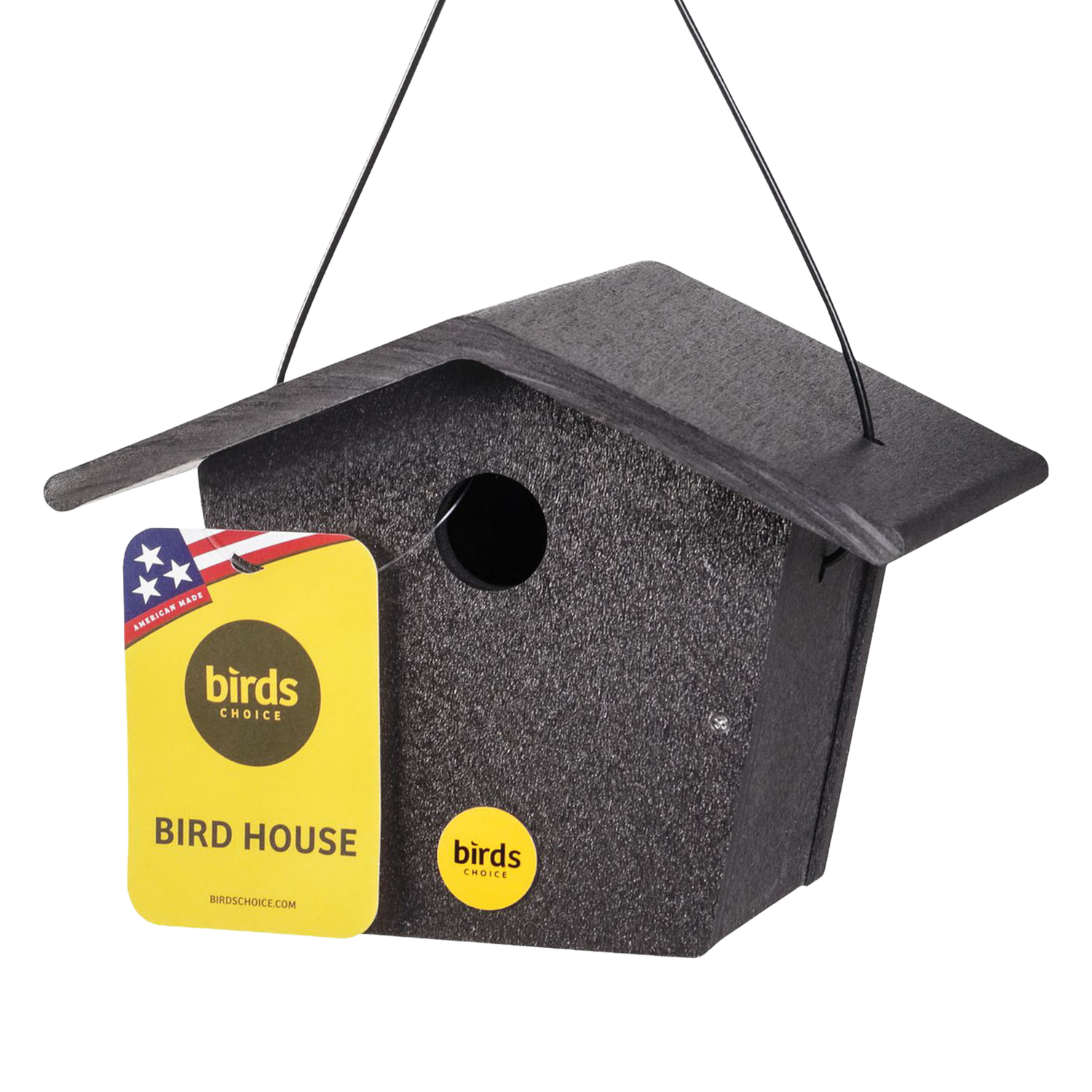 Bird's Choice black recycled plastic wren house available in Galion, OH.