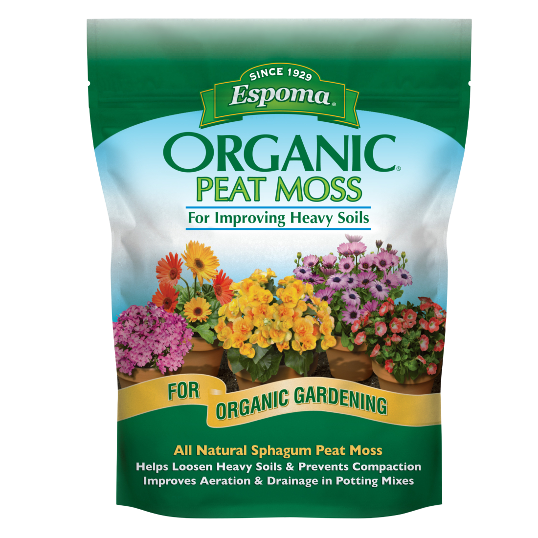 Espoma Organic Peat Moss 8 qt available for pickup in Galion, OH.