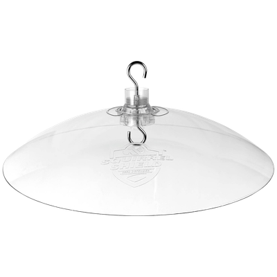 Squirrel Shield Plastic Dual Mount Baffle Clear 16 in | Liberty Farm, Home &amp; Garden | Galion, Ohio
