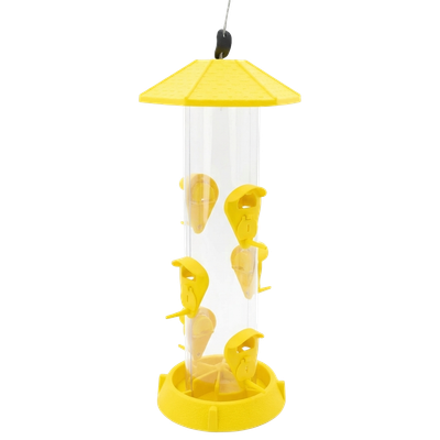 2-in-1 Hinged Port Bird Feeder Yellow 1.75 lb | Liberty Farm, Home &amp; Garden, Galion OH