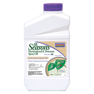 Bonide All Seasons Horticultural and Dormant Spray Oil Concentrate 1 quart available at Liberty Farm Home and Garden in Galion Ohio