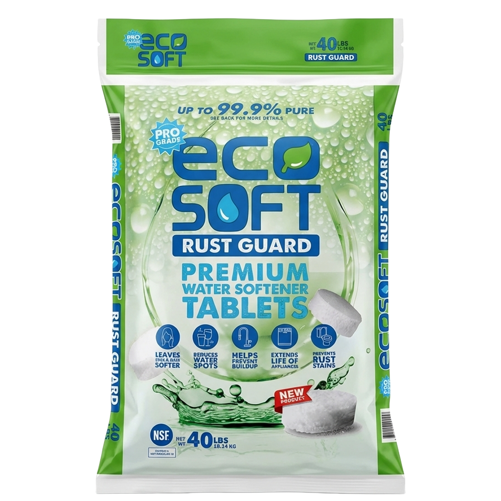 EcoSoft Rust Guard Water Softener Tablets 40 lb | Liberty Farm, Home &amp; Garden | Galion, Ohio
