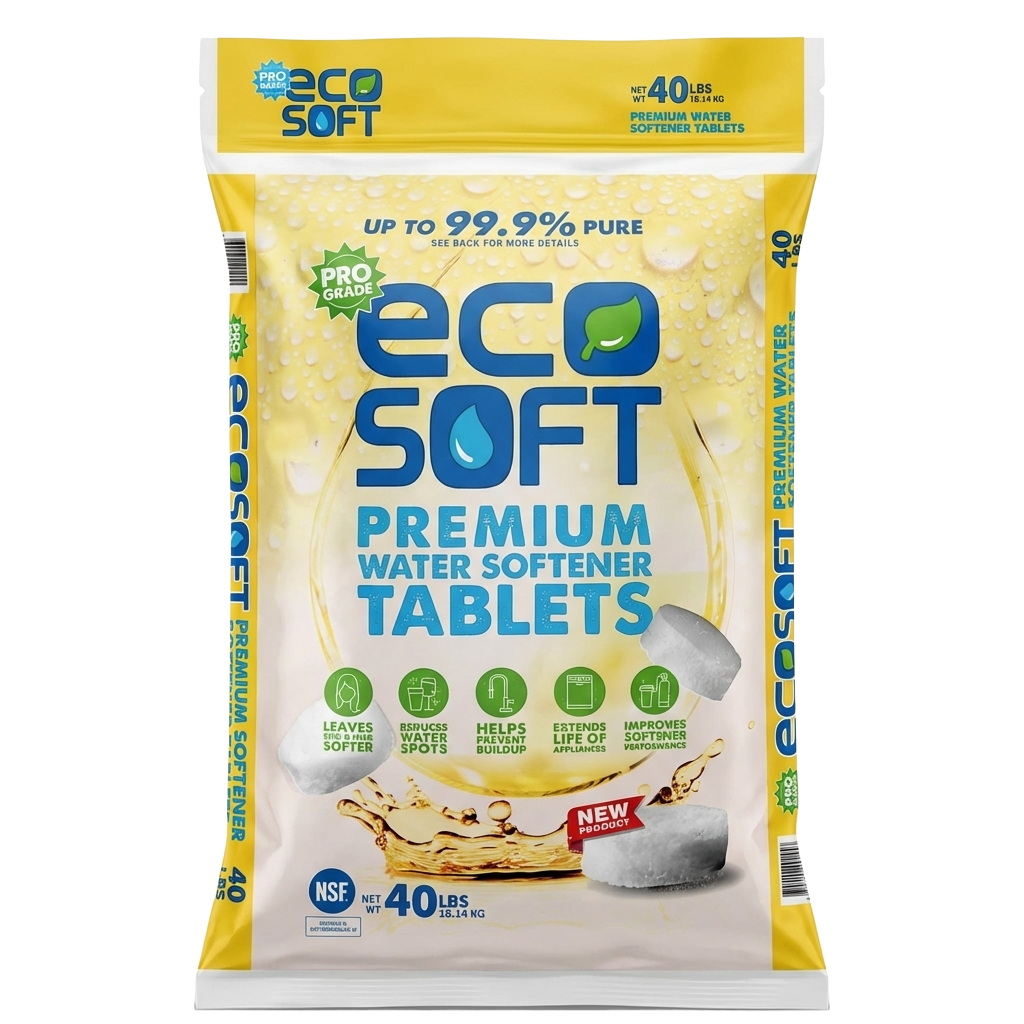EcoSoft Water Softener Tablets 40 lb | Liberty Farm, Home &amp; Garden | Galion, Ohio