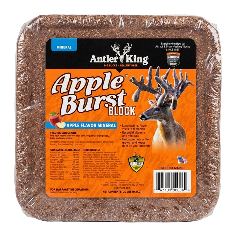 Apple burst deer attractant mineral block 20 lb | Liberty Farm, Home &amp; Garden Galion Ohio