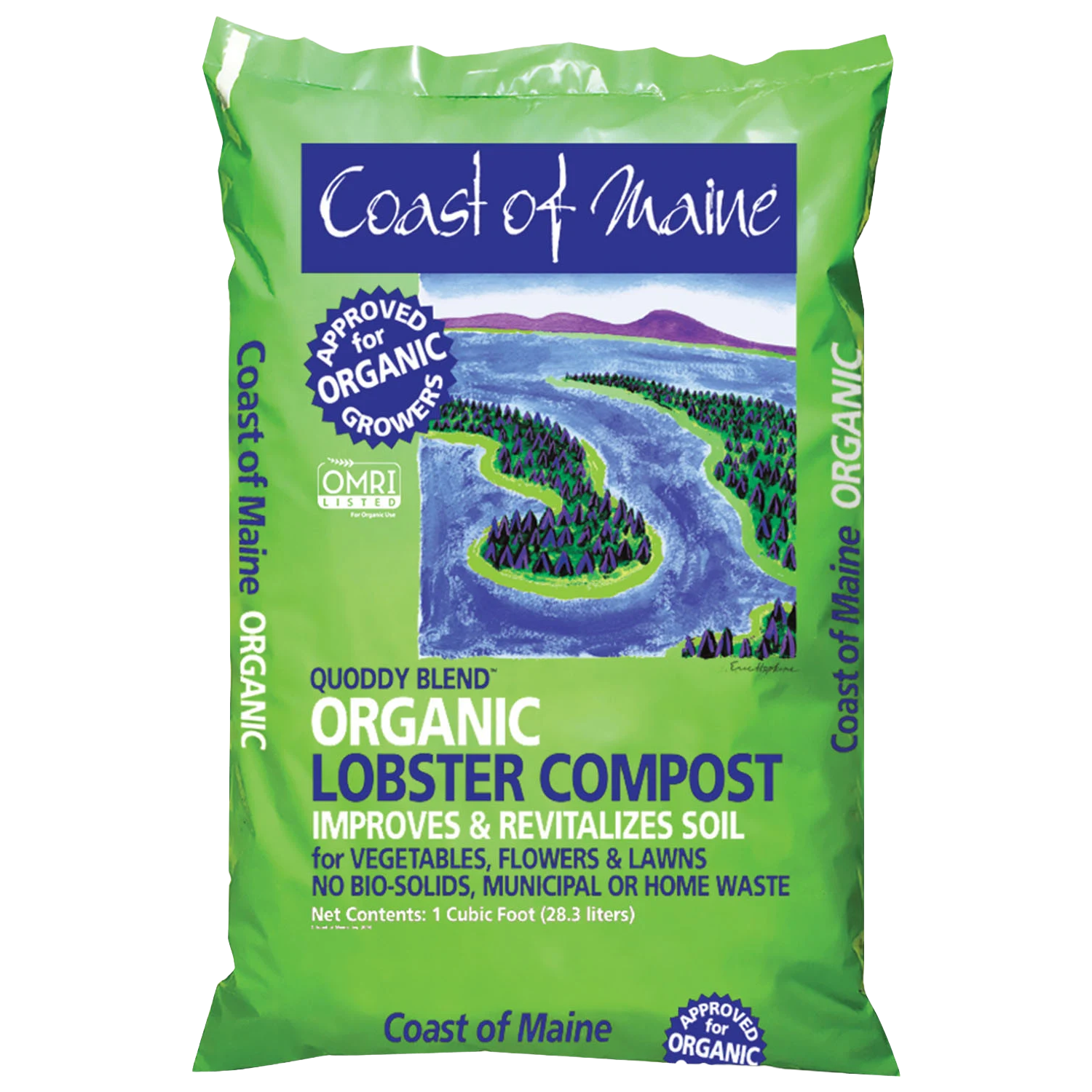 Coast of Maine Quoddy Blend Organic Lobster Compost (1 CF)