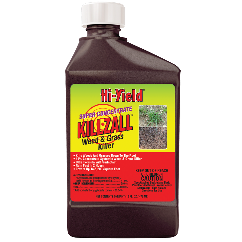 Hi-Yield Killzall Weed &amp; Grass Killer Concentrate (1 qt) - Liberty Farm, Home &amp; Garden