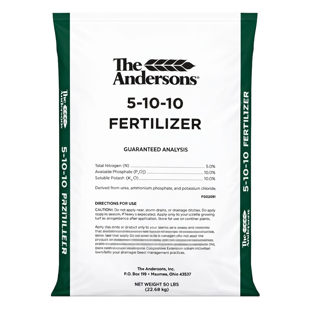 The Andersons 5-10-10 Fertilizer 50 lb bag — available at Liberty Farm, Home &amp; Garden in Galion, Ohio