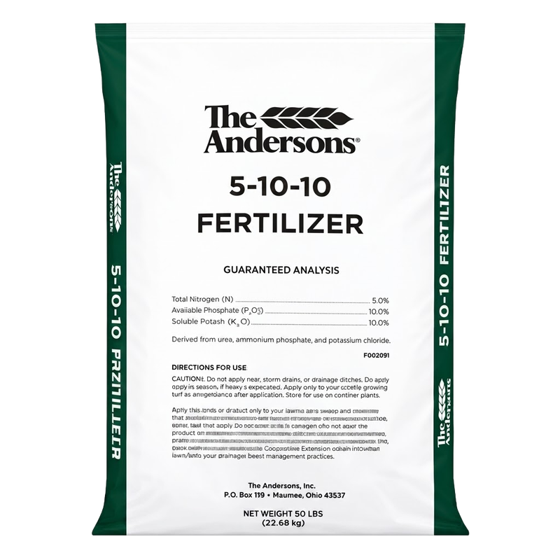 The Andersons 5-10-10 Fertilizer 50 lb bag — available at Liberty Farm, Home &amp; Garden in Galion, Ohio