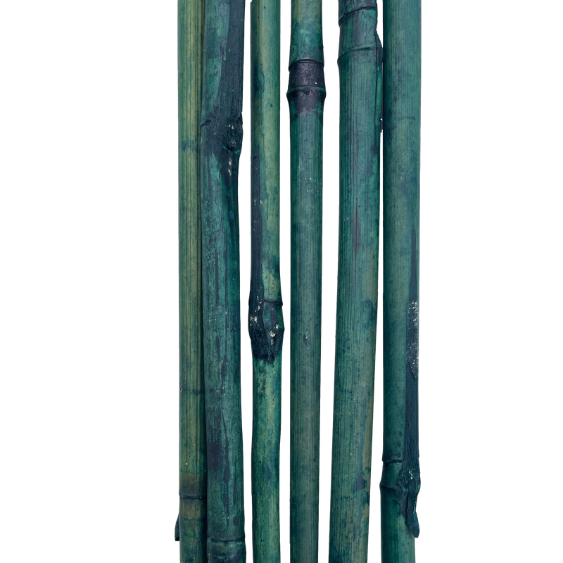 D &amp; D Garden Green Bamboo Stakes 4 ft 6-Pack - natural bamboo plant support for tomatoes, peppers, and garden beds