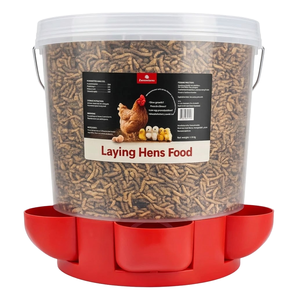 ZenithWorks CluckTreats Poultry Mix Bucket 12 lb - wholesome treat mix for backyard chickens and hens