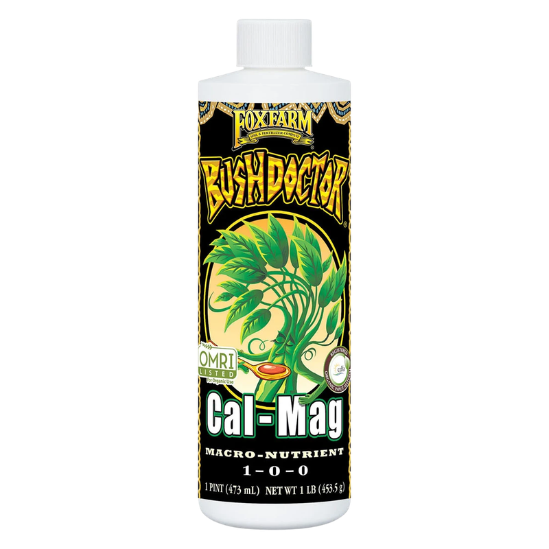 FoxFarm Bush Doctor Cal-Mag 1 pint - liquid calcium &amp; magnesium supplement for tomatoes, peppers, and garden plants | Liberty Farm, Home &amp; Garden