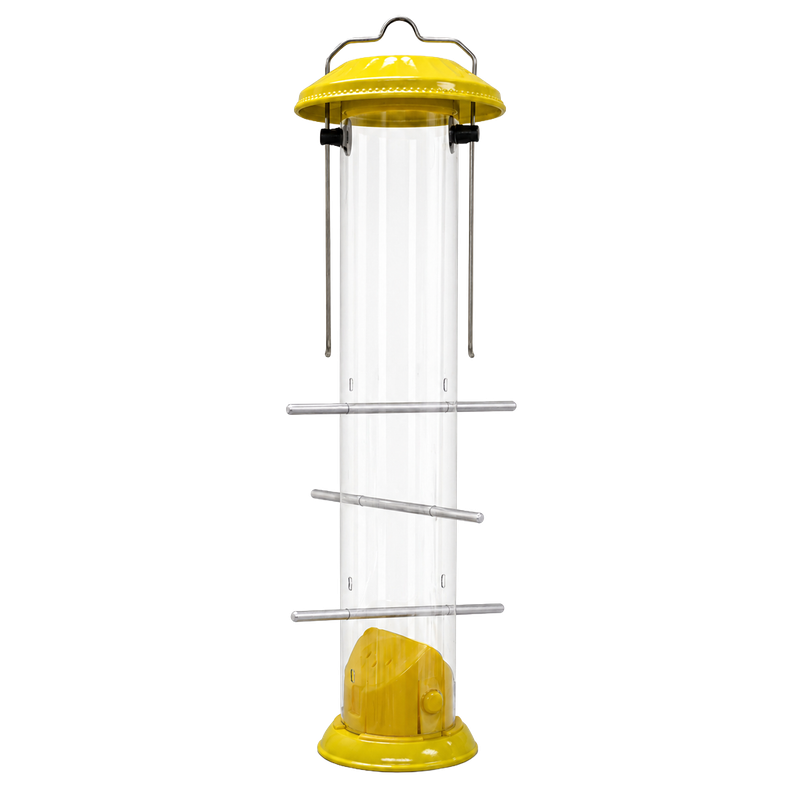 Nature's Way Bottoms Up Metal Thistle Feeder 1.6 qt — upside-down nyjer feeder for goldfinches | Liberty Farm, Home &amp; Garden