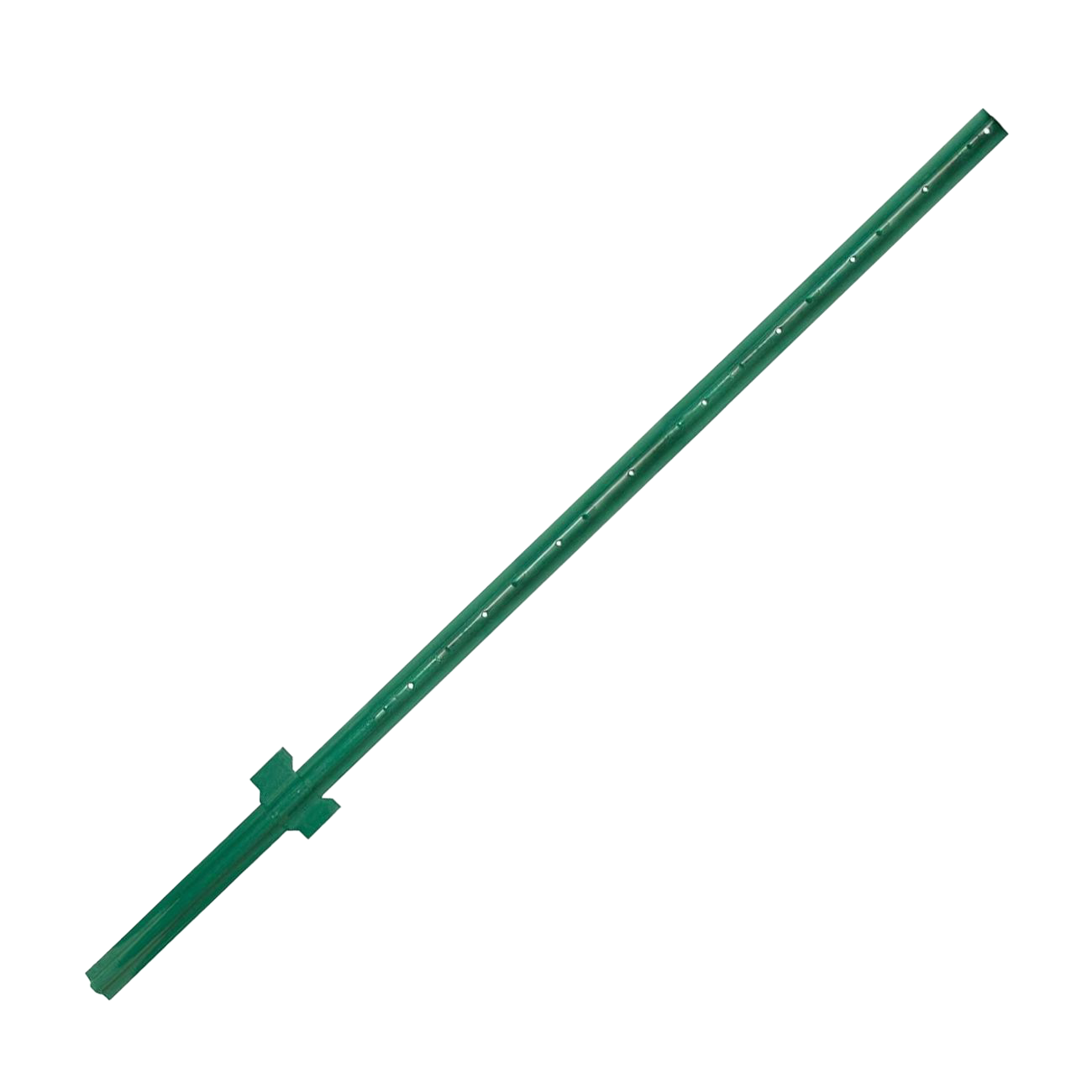 Light Duty Green Fence Post 5 ft — green powder-coated steel U-channel post for garden netting, vegetable borders, and temporary fencing | Liberty Farm, Home &amp; Garden