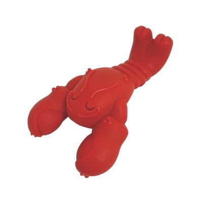 Nylabone Power Chew Lobster Dog Chew Toy — out of package on white background