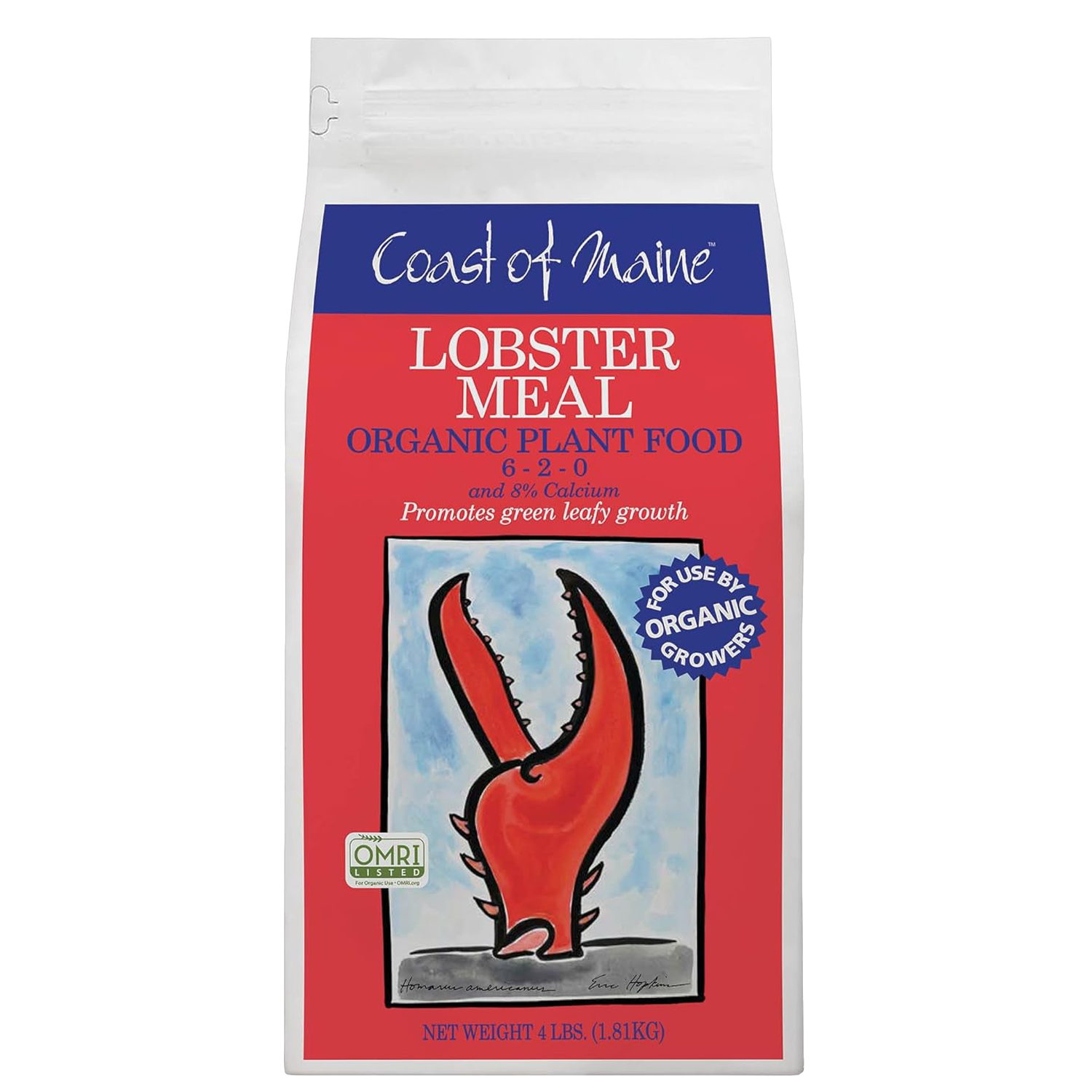 Coast of Maine Lobster Meal Organic Plant Food 4 lb | Liberty Farm, Home &amp; Garden, Galion Ohio