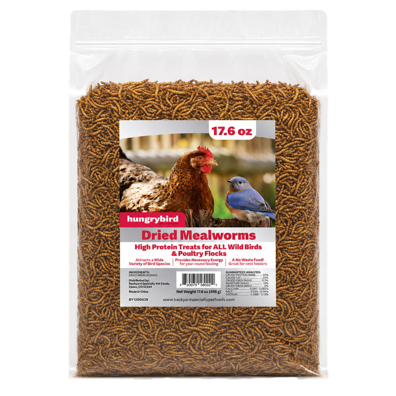 Hungrybird Dried Mealworms 17.6 oz | Liberty Farm, Home &amp; Garden, Galion Ohio
