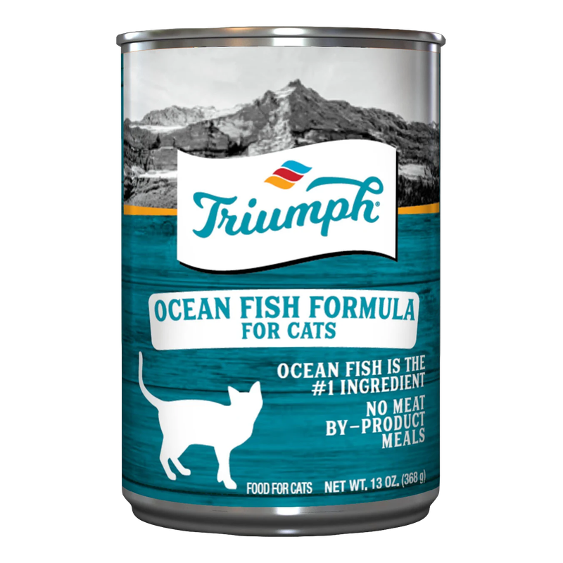 Triumph Ocean Fish Formula Cat Food 13.2 oz | Liberty Farm, Home &amp; Garden, Galion Ohio