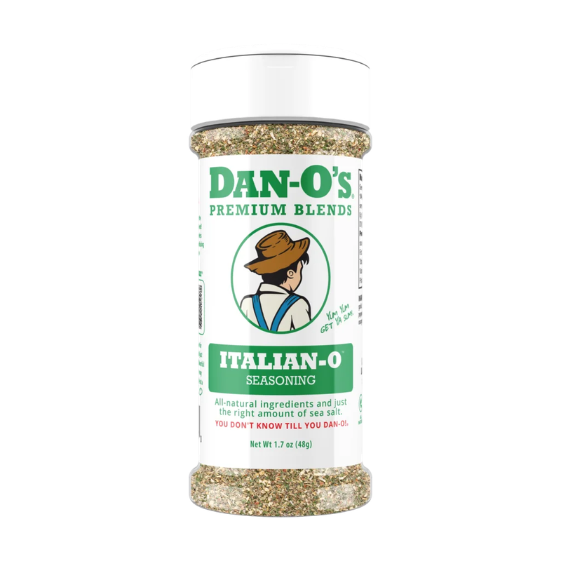 Dan-O's Italian-O Seasoning 1.7 oz bottle front label