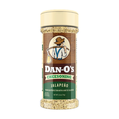 Dan-O's Jalapeño Cheesoning Seasoning 2.6 oz shaker bottle