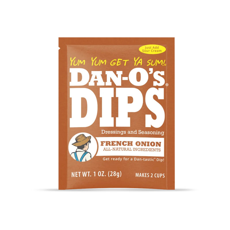 Dan-O's French Onion Dip Mix Packet 1 oz front view