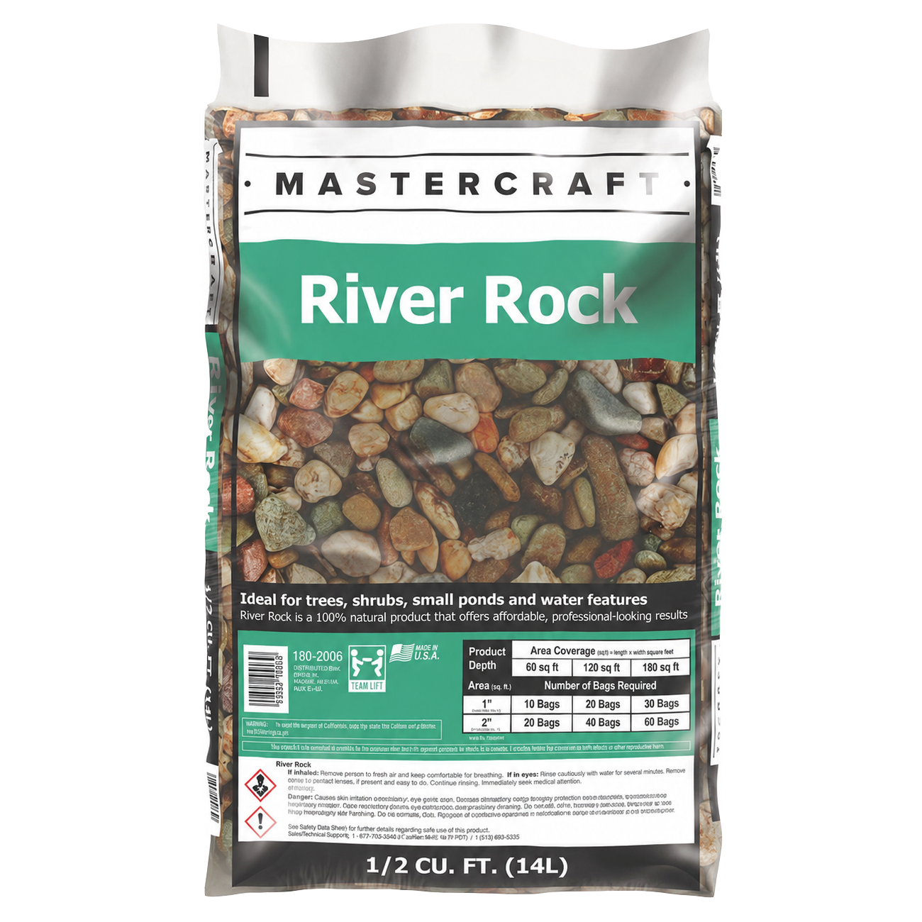 Mastercraft River Rock (0.5 CF)