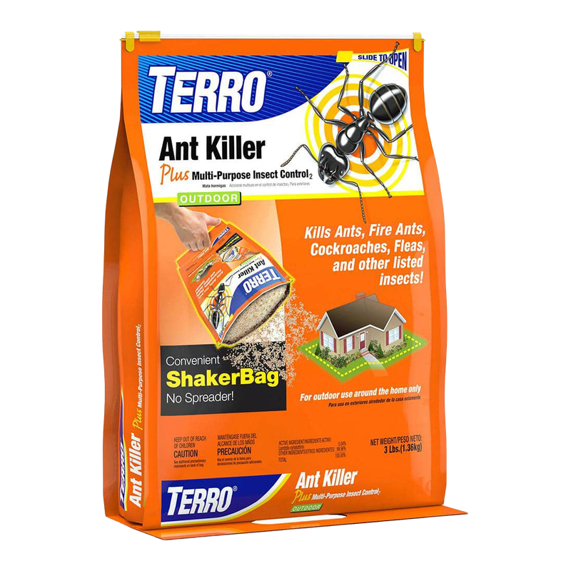 Terro Ant Killer Plus Shaker Bag 3 lb — front of package | Liberty Farm, Home &amp; Garden
