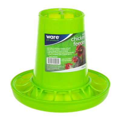 Ware Small Chicken Feeder 1.25 lb for baby chicks and small flocks - Liberty Farm, Home &amp; Garden, Galion OH