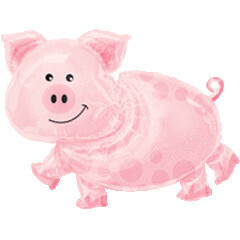 "25"" PIG SHAPE-PKG"
