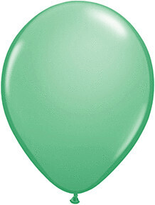 "11"" WINTERGREEN LATEX BALLOONS"
