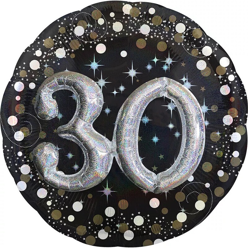 "36"" SPARKLING BDAY 30 - PKG"