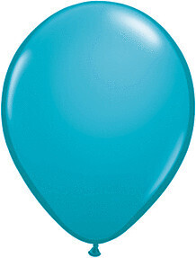 "11"" TROPICAL TEAL LATEX BALLOONS"